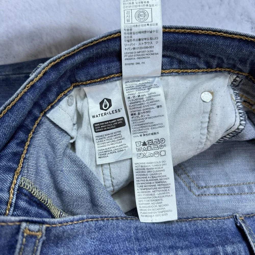Levi's 511‎ Slim Fit Jeans Mens Blue Denim 34X30 Stretch Casual Modern Fair